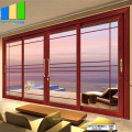 50mm thickness aluminium glass sliding door soundproof floor track sliding door